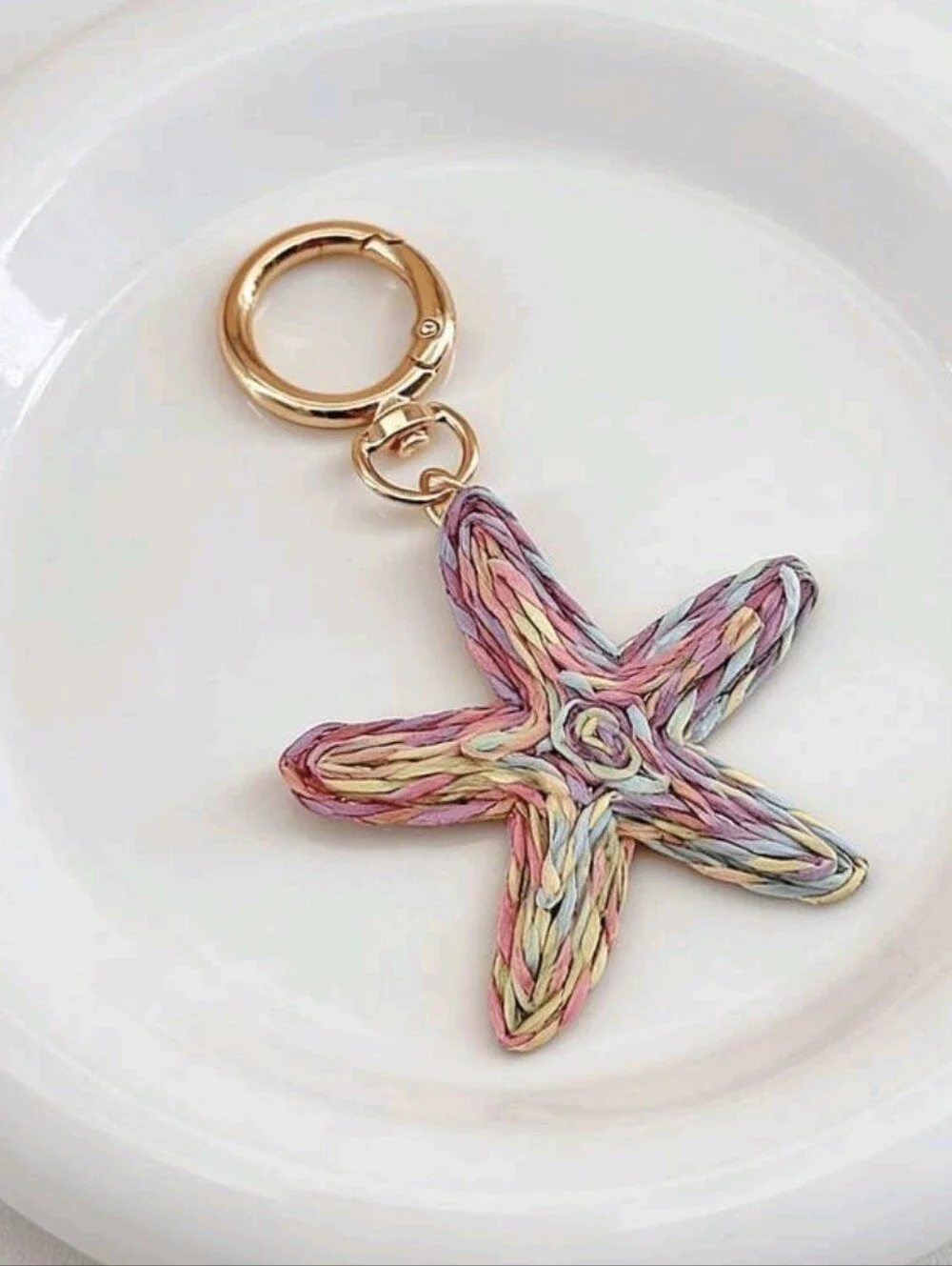 Starfish Bag Charm/ Keychain NEW